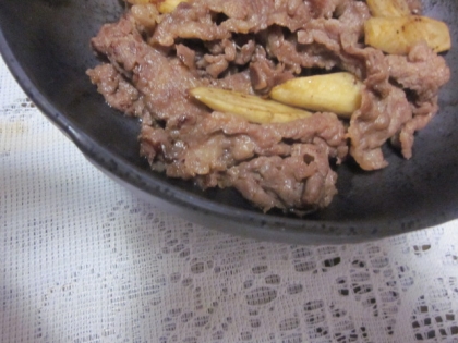 Guuママ様、牛肉とごぼうの炒め煮を作りました♪♪
とっても美味しいレシピをありがとうございます！！
良い夜をお過ごしくださいませ☆☆☆