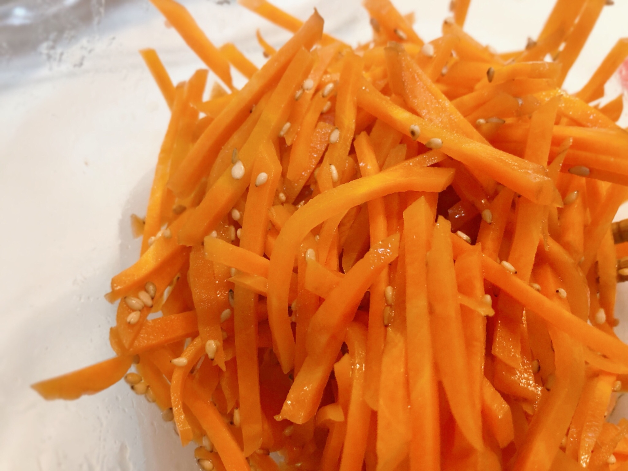 レンジで簡単♩にんじんナムル