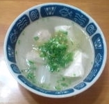鍋風つみれと豆腐のスープ