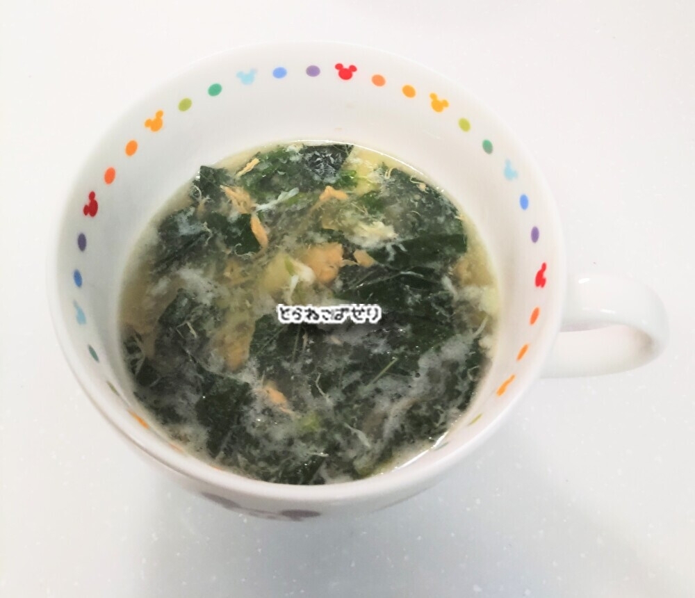 モロヘイヤの卵スープ