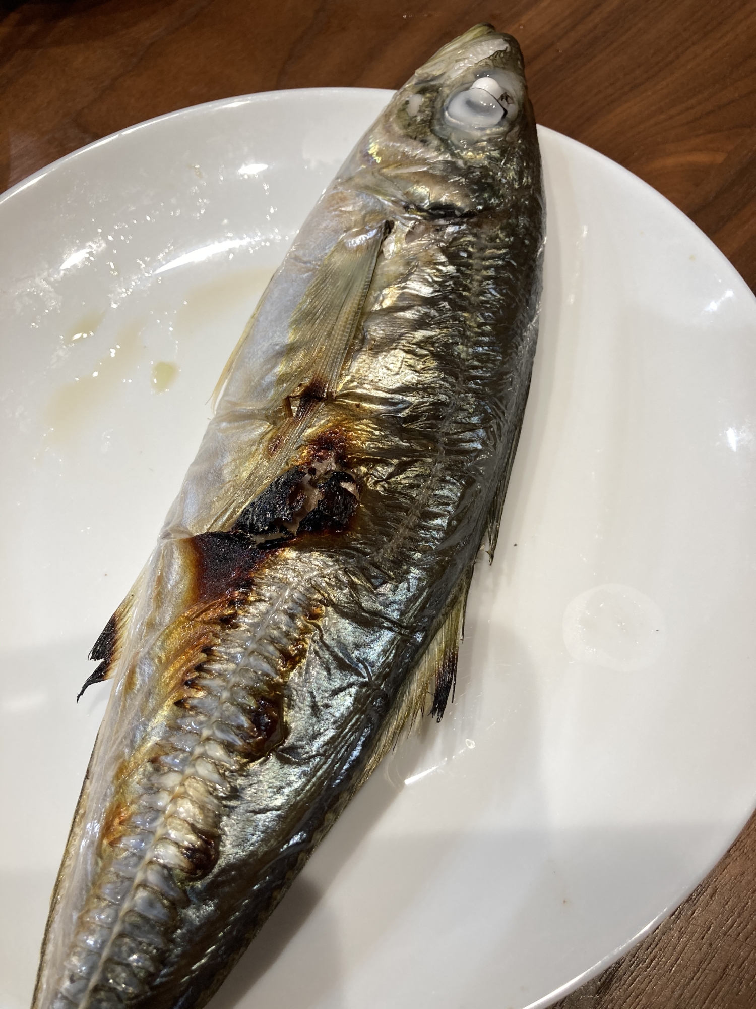 お刺身用の鯵のさっぱり醤油焼き！