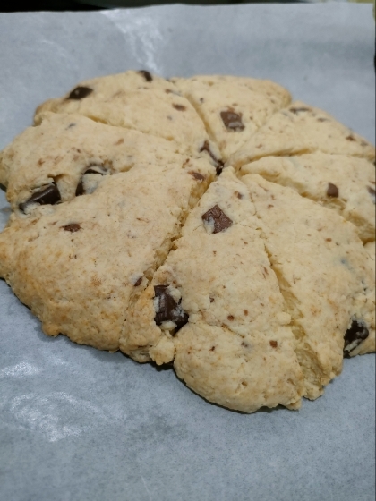 ホットケーキミックスで作るチョコチップスコーン