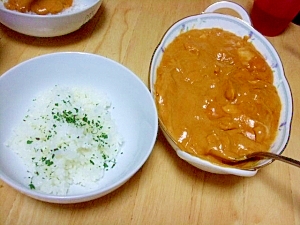 夏はさっぱりバターチキンカレー