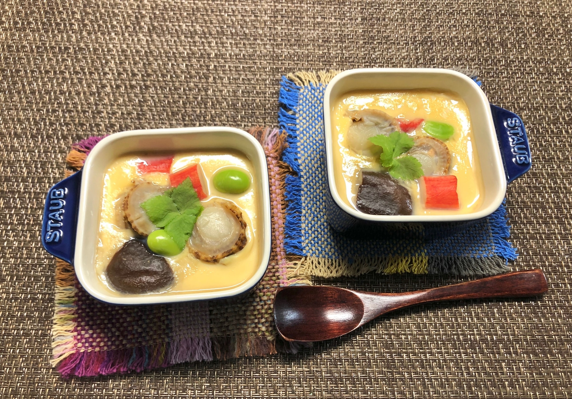 フライパンで簡単❤️帆立の茶碗蒸し レシピ・作り方 by 善ちゃん