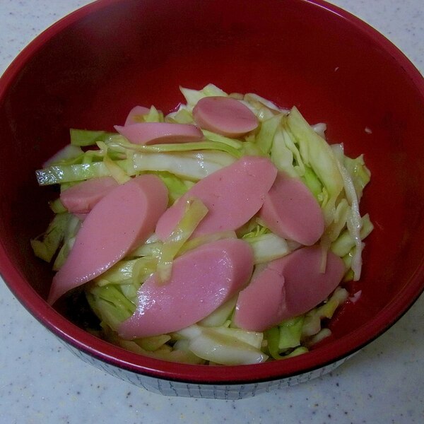 10分で 電子レンジ 魚肉ソーセージと温キャベツ レシピ 作り方 By あいちゃんぺ 楽天レシピ 10分で 電子レンジ 魚肉ソーセージと温キャベツ レシピ 作り方 By あいちゃんぺ 楽天レシピ