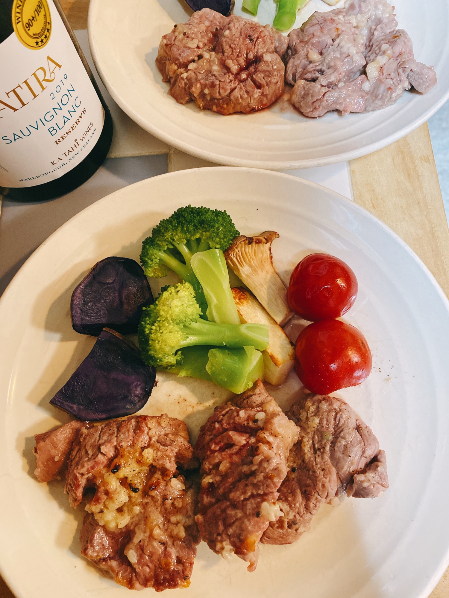 ラム肉のやわらか焼き 塩麹キウイで