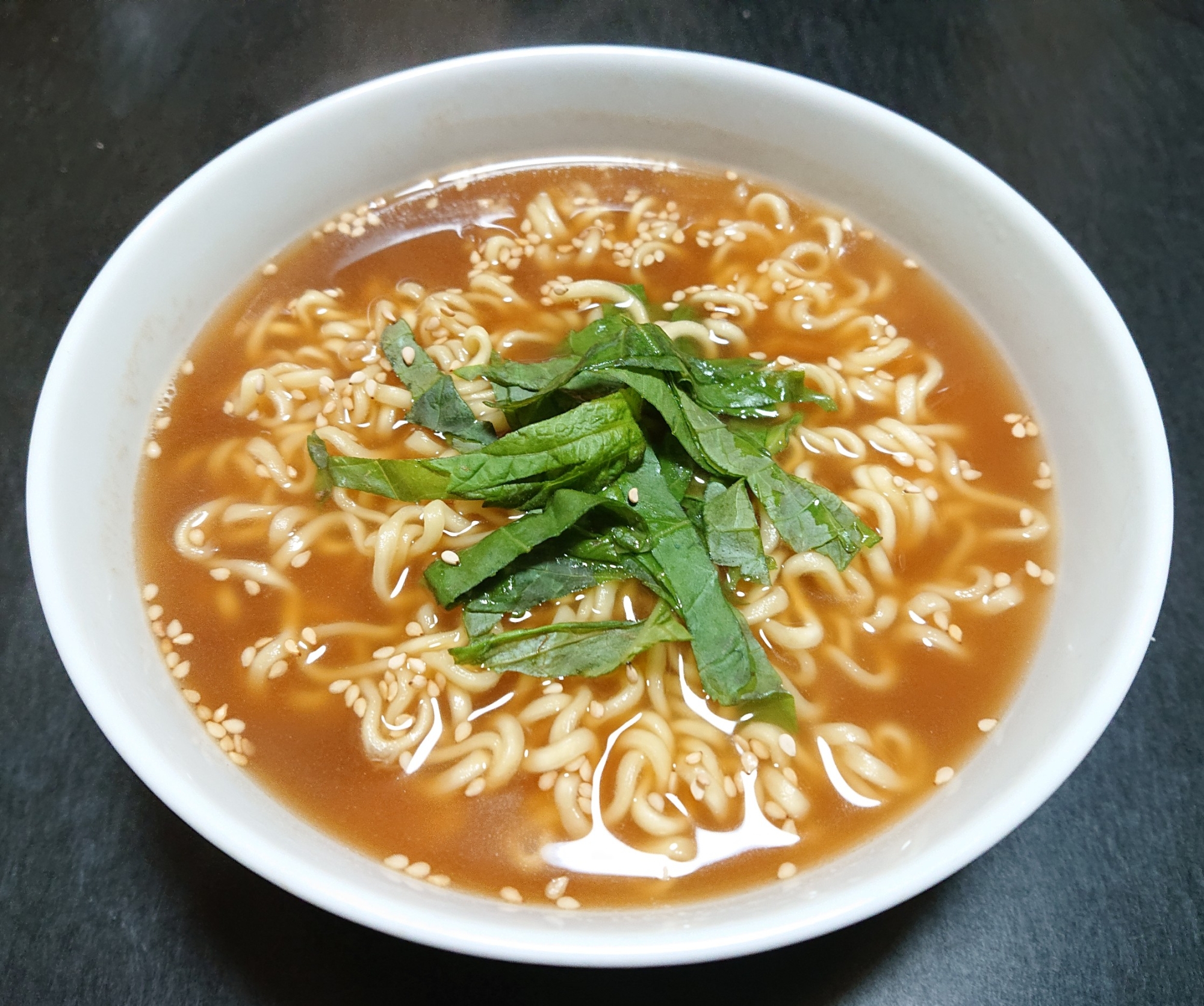 インスタントで☆梅しそ味噌ラーメン