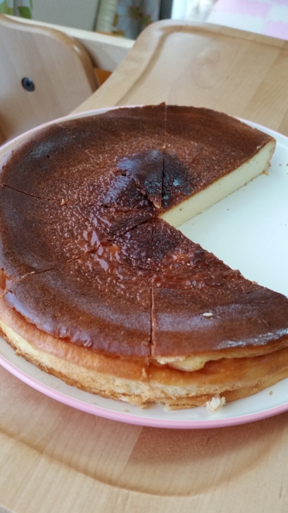 ちょっと食べちゃった写真ですが(^^;
お友達が遊びに来てくれたので作りました！ﾐｷｻｰで簡単に出来ちゃうのが嬉しいですね♪
味も美味しくて喜んでもらえました☆