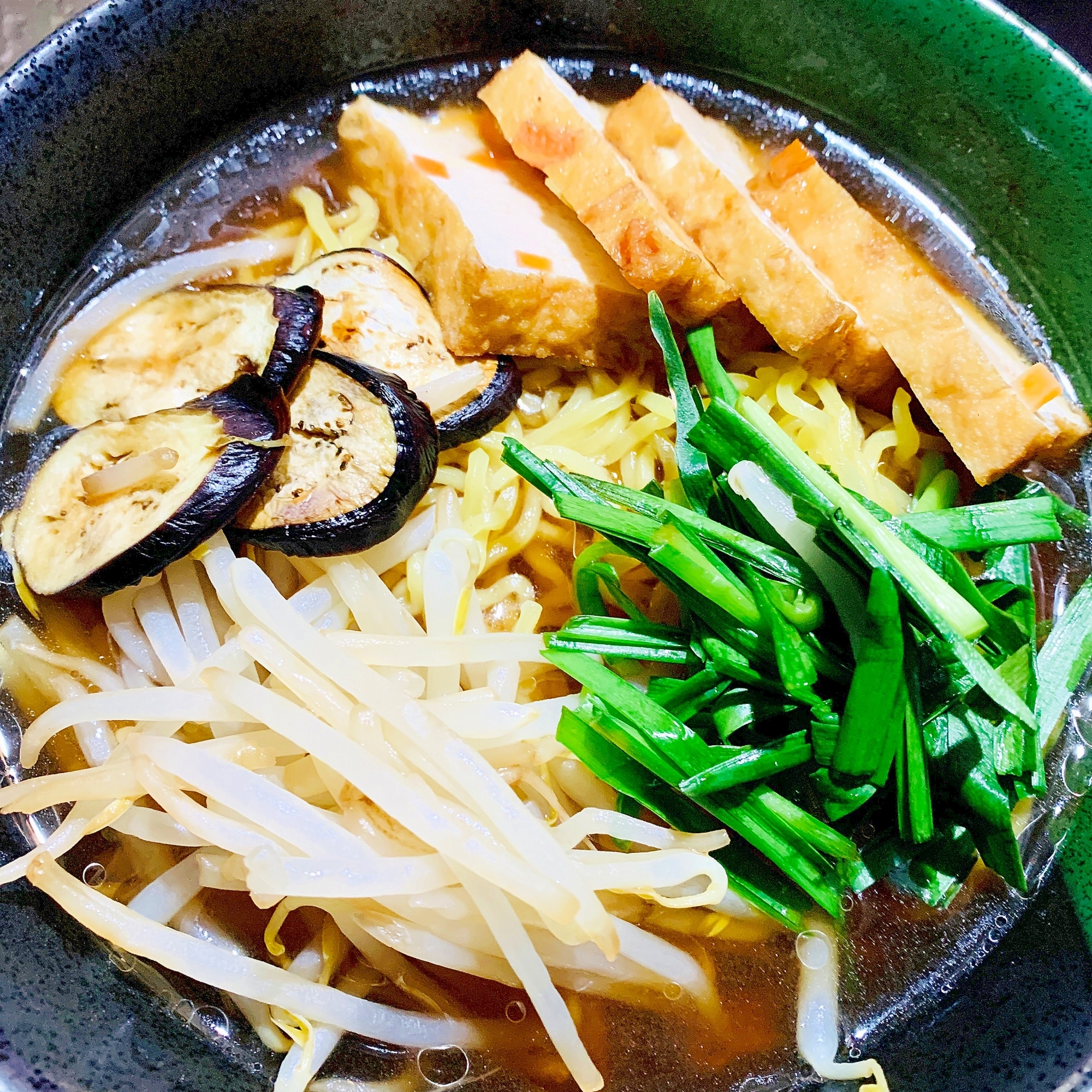 厚揚げトッピング♪醤油ラーメン