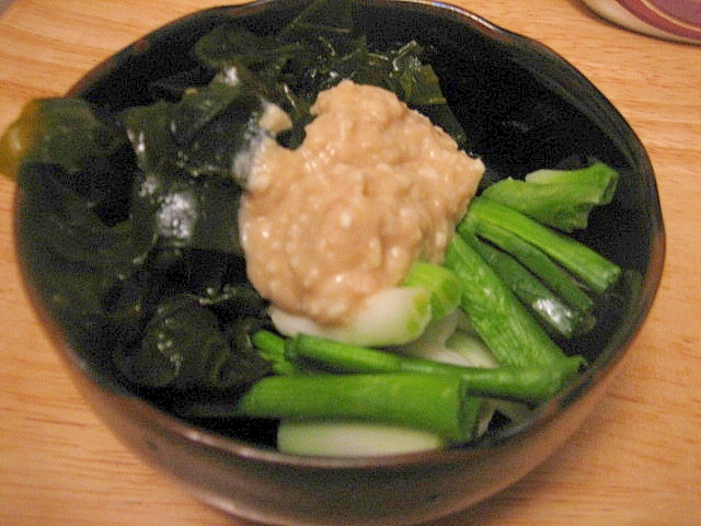 わかめとわけぎのぬた レシピ 作り方 By 結 yui 楽天レシピ