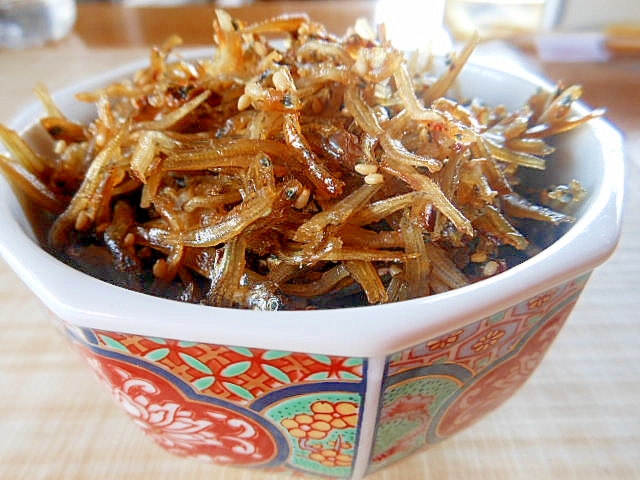 カルシュムたっぷり ちりめんじゃこの佃煮風 レシピ 作り方 By アルプスの乙女 楽天レシピ