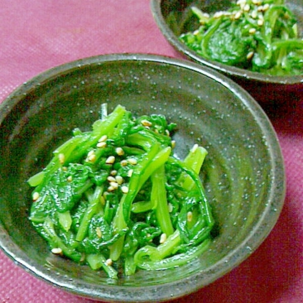 ごま香る 春菊の三杯酢和え レシピ 作り方 By Mama Papa 楽天レシピ ごま香る 春菊の三杯酢和え レシピ 作り方 By Mama Papa 楽天レシピ