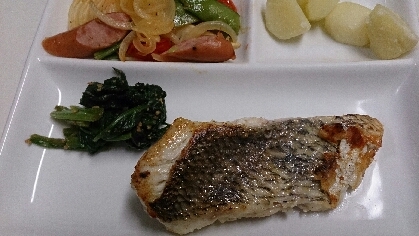 ほんのりガーリック チヌ クロダイ のムニエル レシピ 作り方 By ほぉみぃ 楽天レシピ