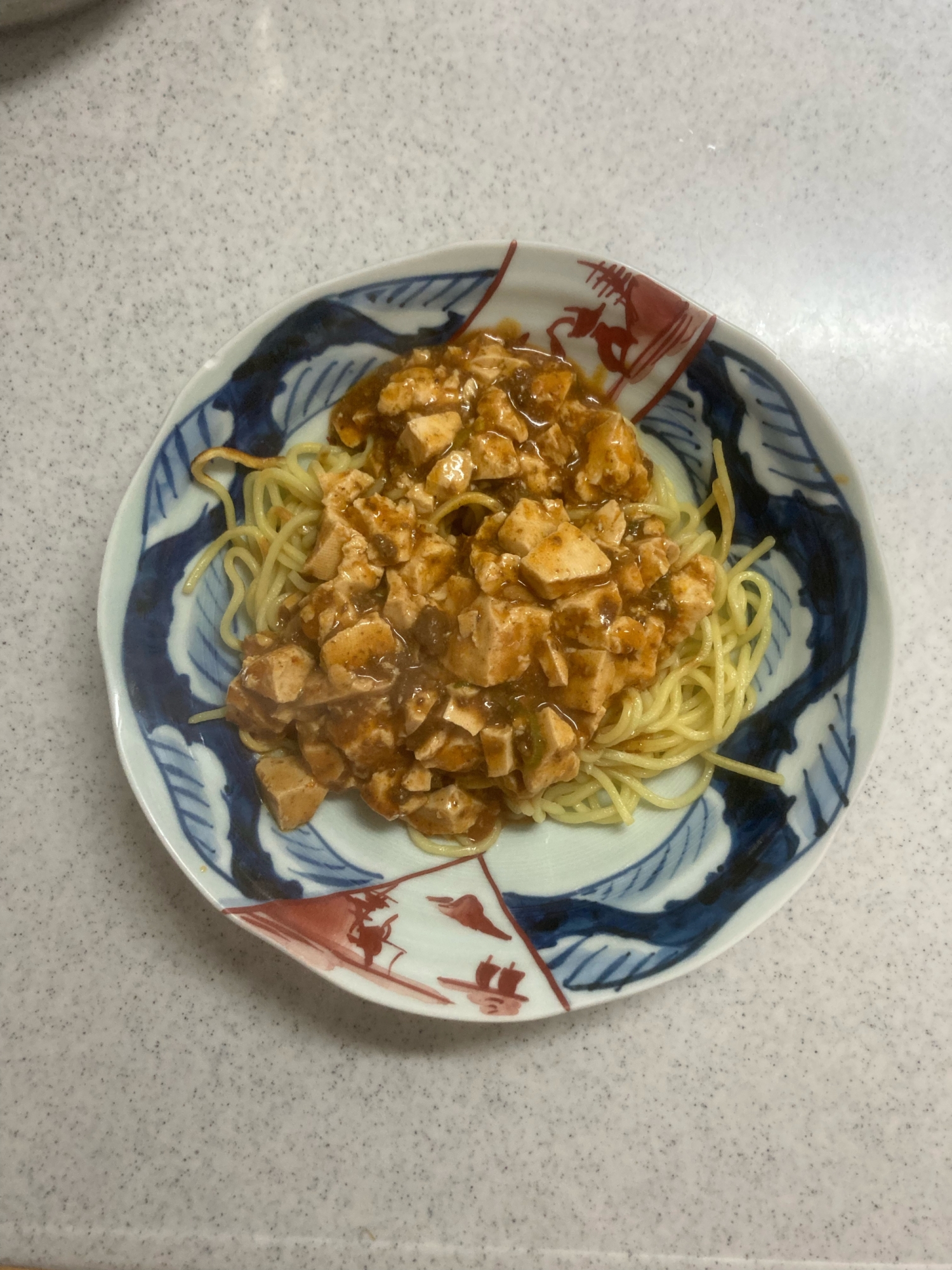 余った麻婆豆腐で麻婆豆腐焼きそば