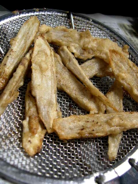 ごぼうのカリカリ揚げ