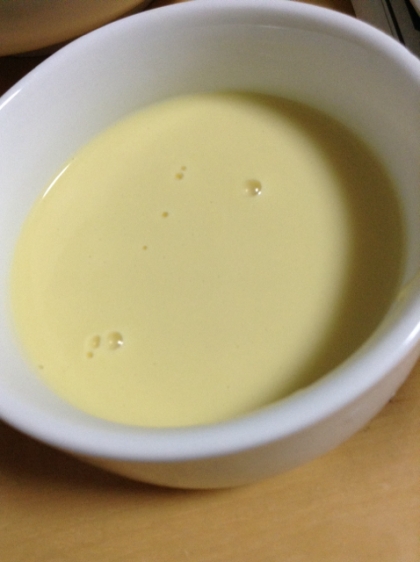 牛乳で作るコーンクリームスープ