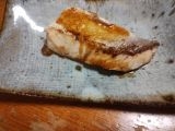 鰤の照り焼きネギ添え