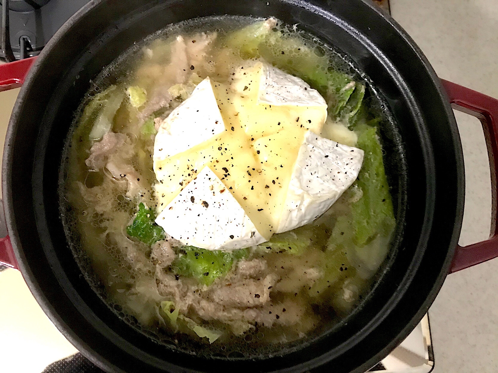 カマンベールチーズのミルフィーユ鍋 シメはリゾット レシピ 作り方 By Balletmom 楽天レシピ カマンベールチーズのミルフィーユ鍋 シメはリゾット レシピ 作り方 By Balletmom 楽天レシピ