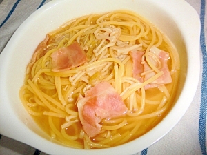 ベーコンのスープスパ レシピ 作り方 By Thank You Good Bye 楽天レシピ