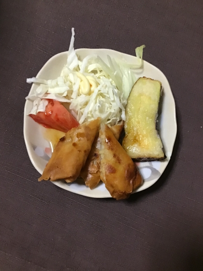 生椎茸で✩おいしい春巻き