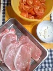 豚ロースステーキのミニトマトソース レシピ 作り方 By テツオ63 楽天レシピ