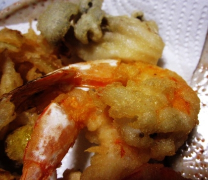 えび天の黒甘酢漬け