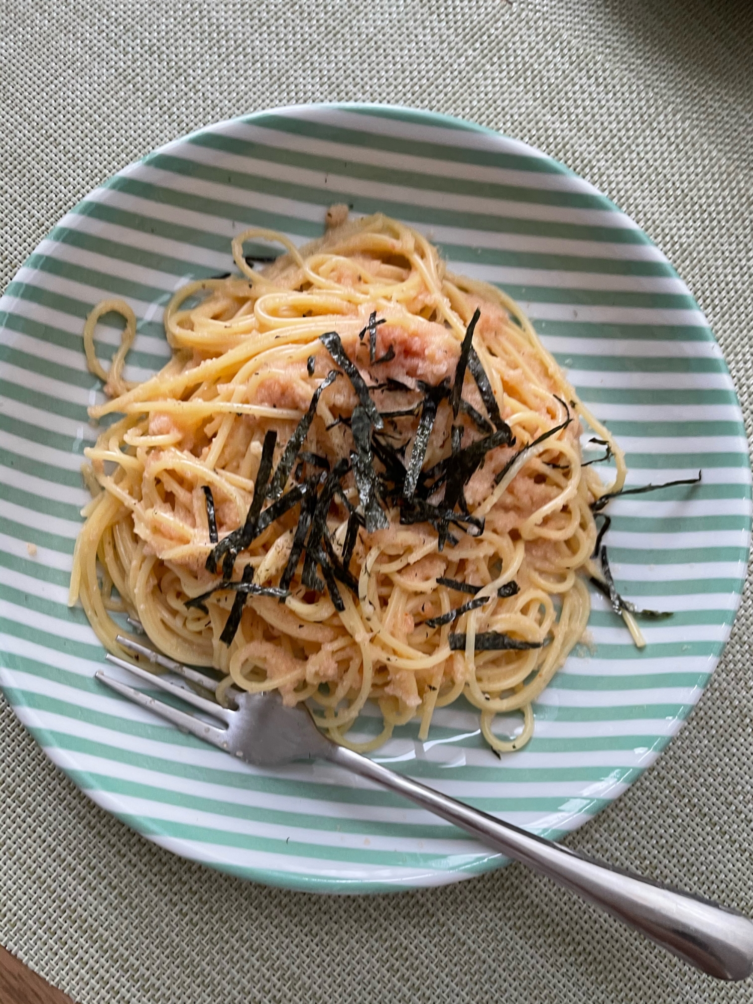 バレンタインに♡たらこスパゲッティ