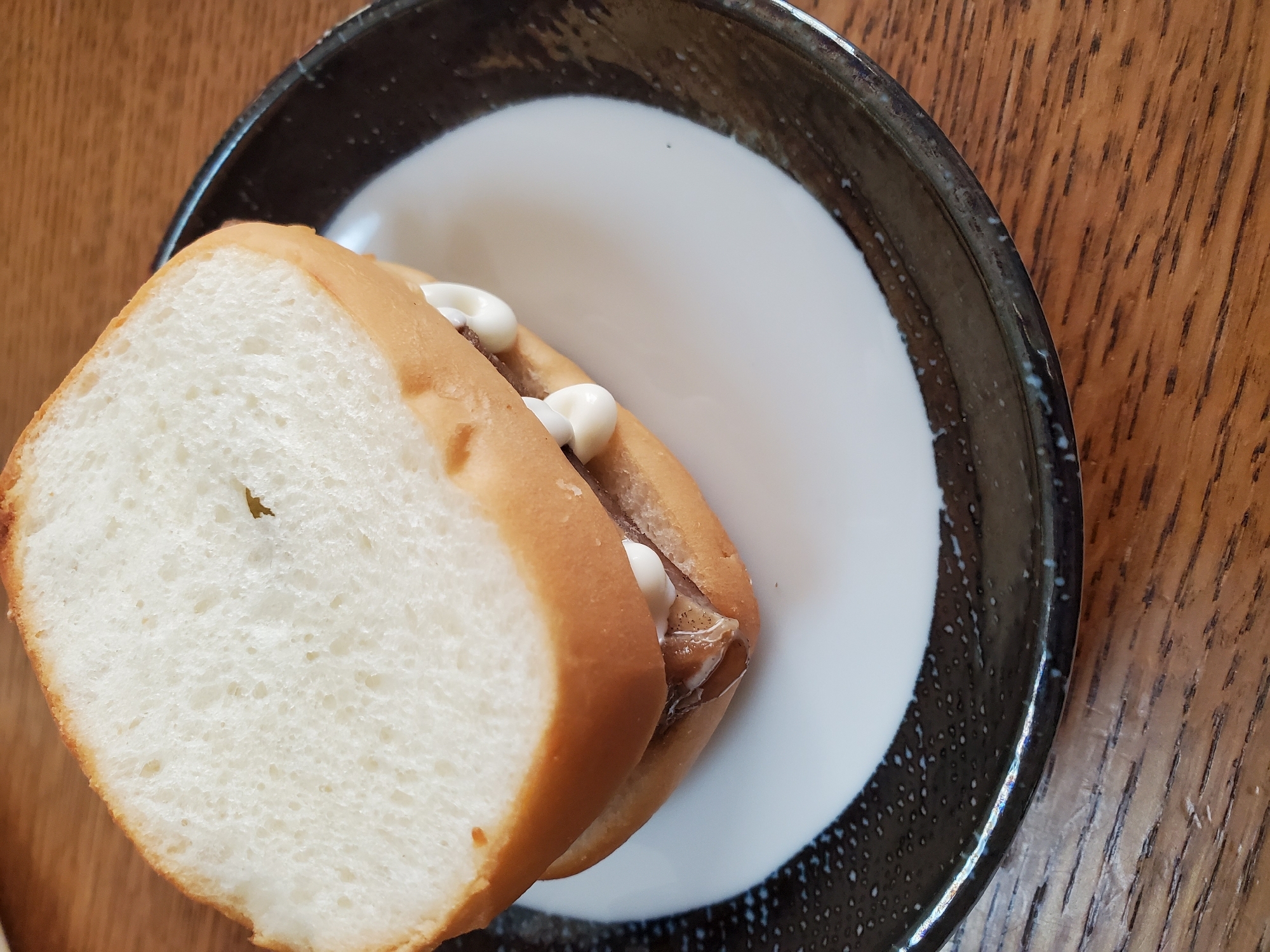 鱈の甘辛煮のサンドイッチ