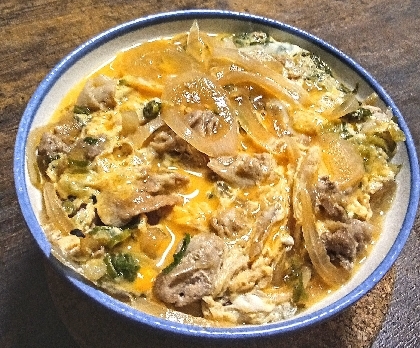 めんつゆで作る簡単他人丼