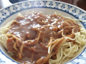 子供が大好きカレーパスタ