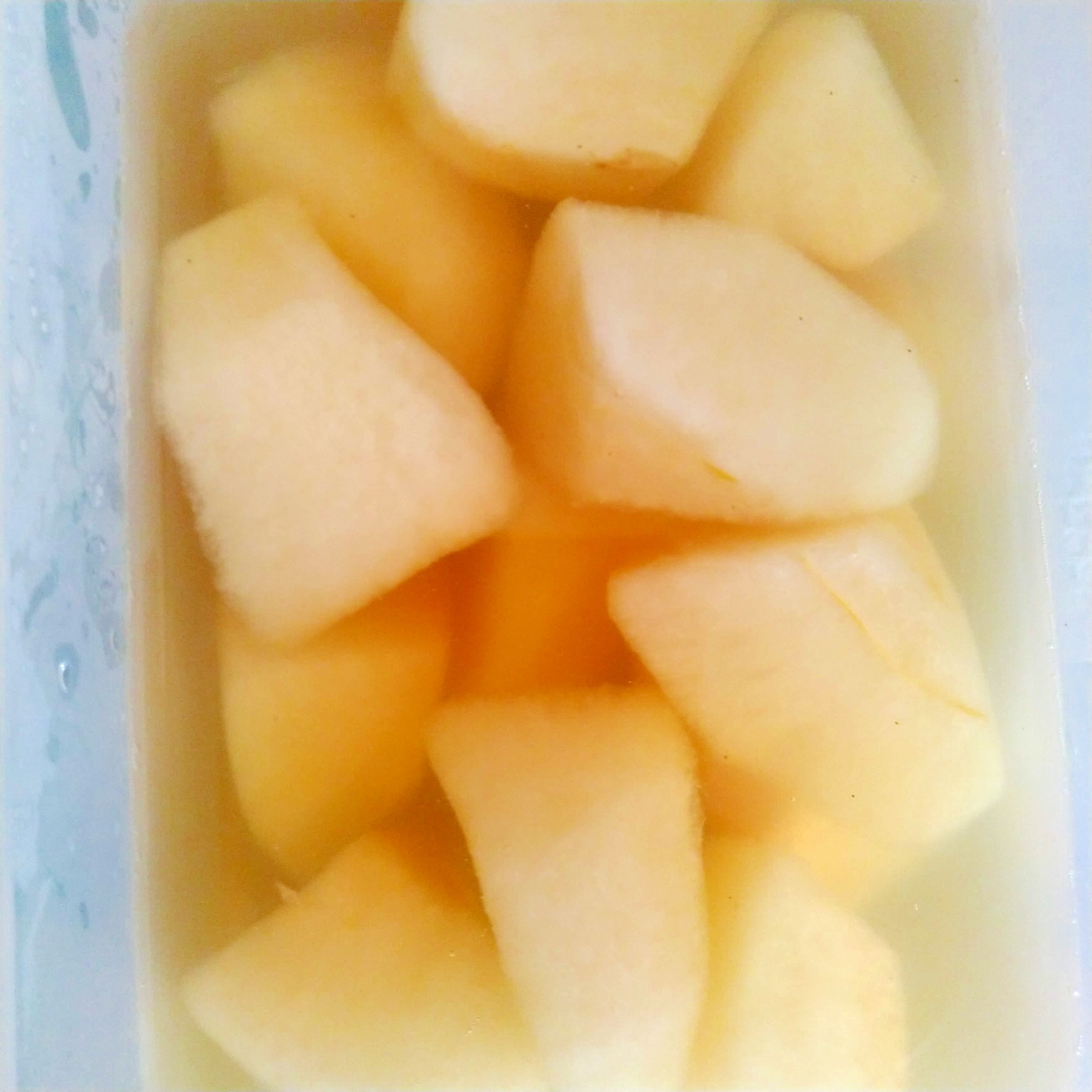 梨のレモン果汁砂糖水漬け＆シロップ