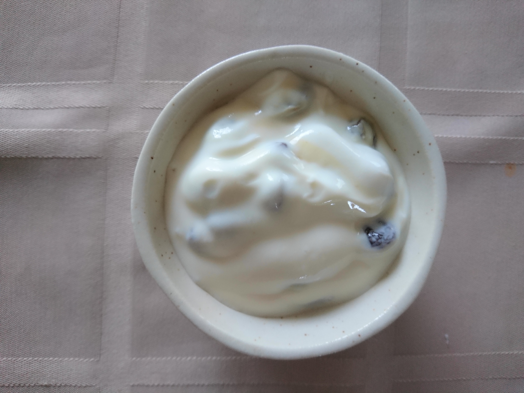 レーズン入りギリシャヨーグルト レシピ 作り方 By マリン 楽天レシピ