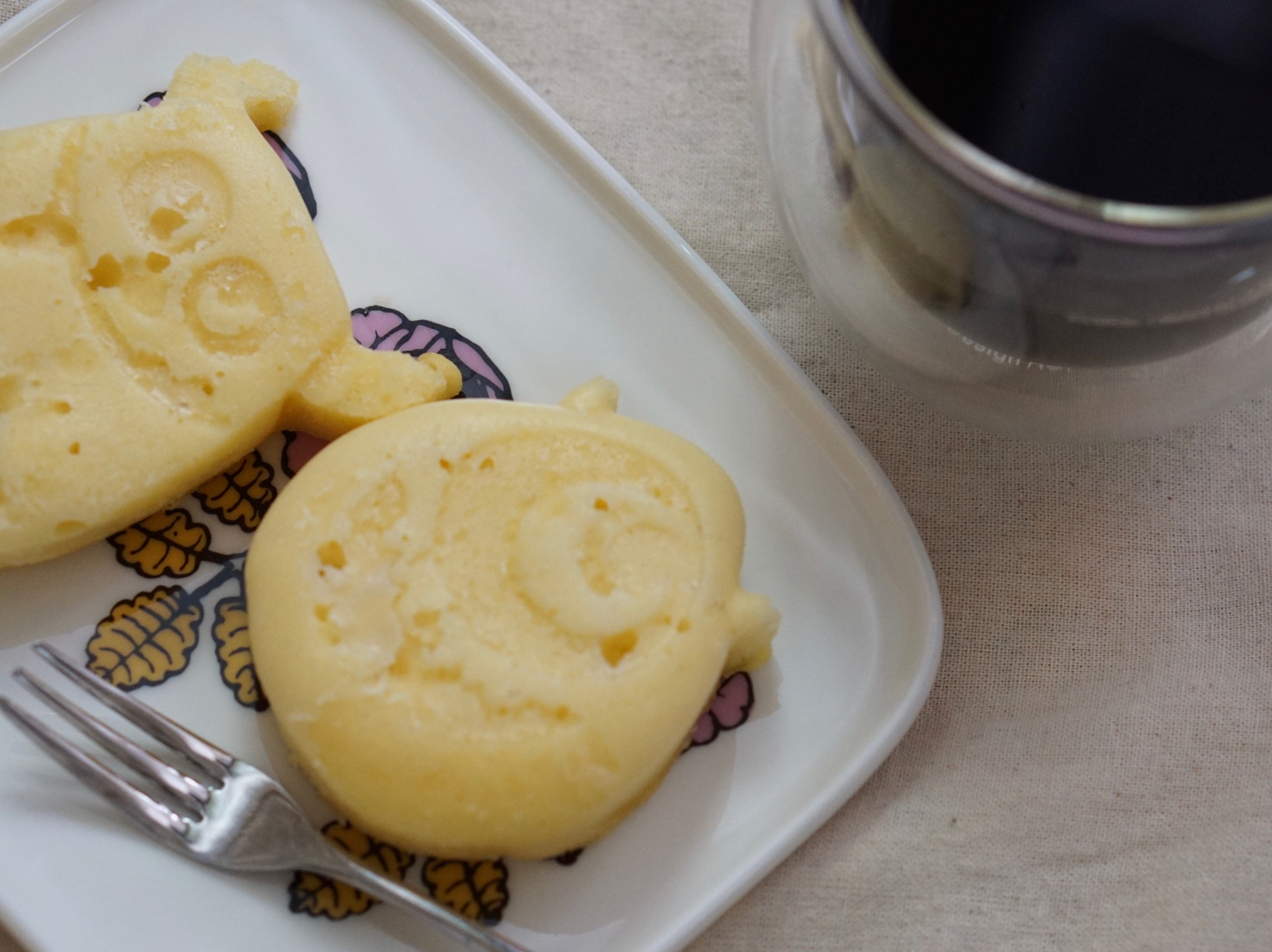 電子レンジで簡単♫ヨーグルト蒸しパン