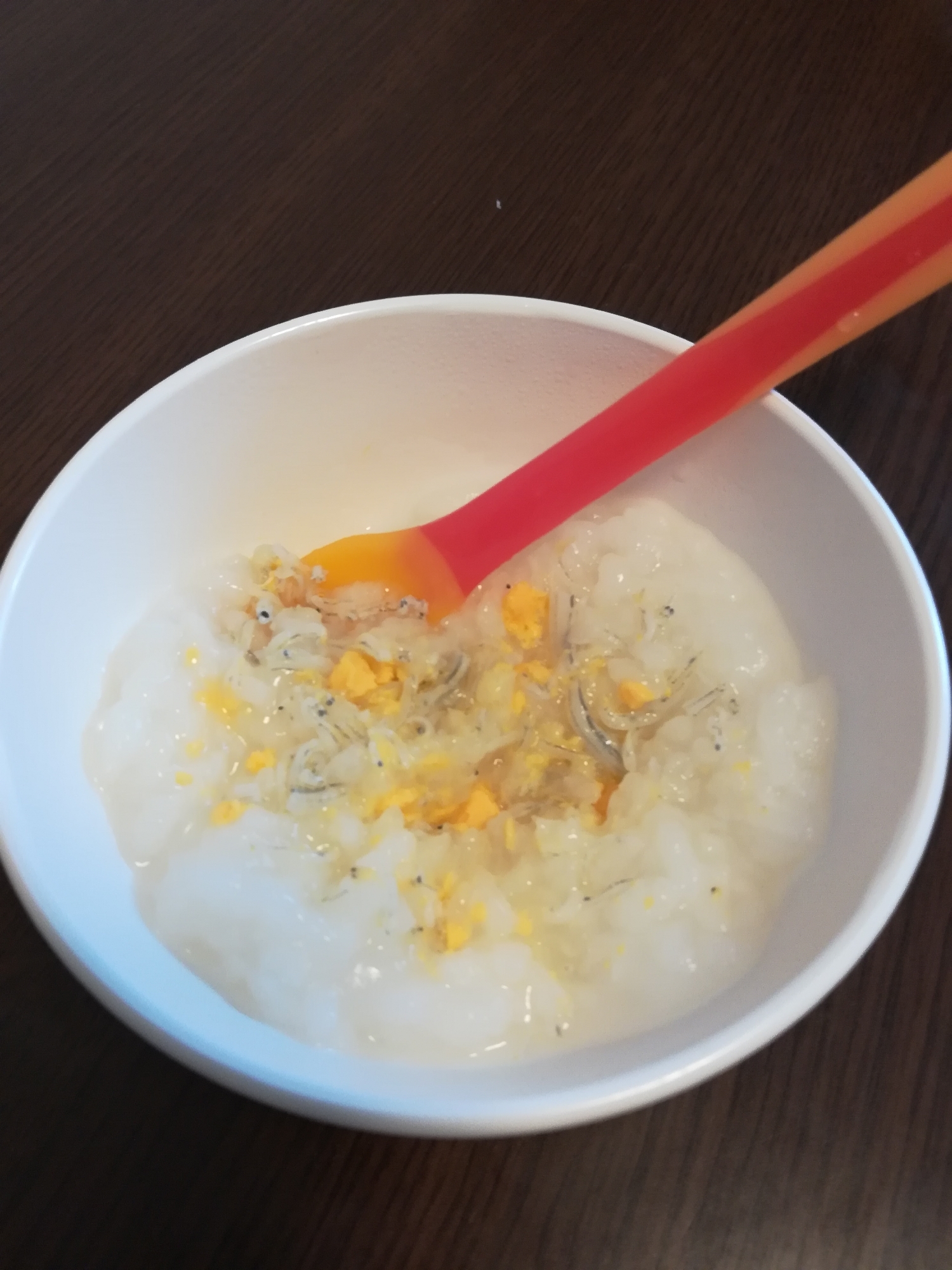 離乳食中期 しらす卵ご飯 レシピ 作り方 By もん1223 楽天レシピ