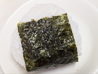 わさび風味の梅おにぎり
