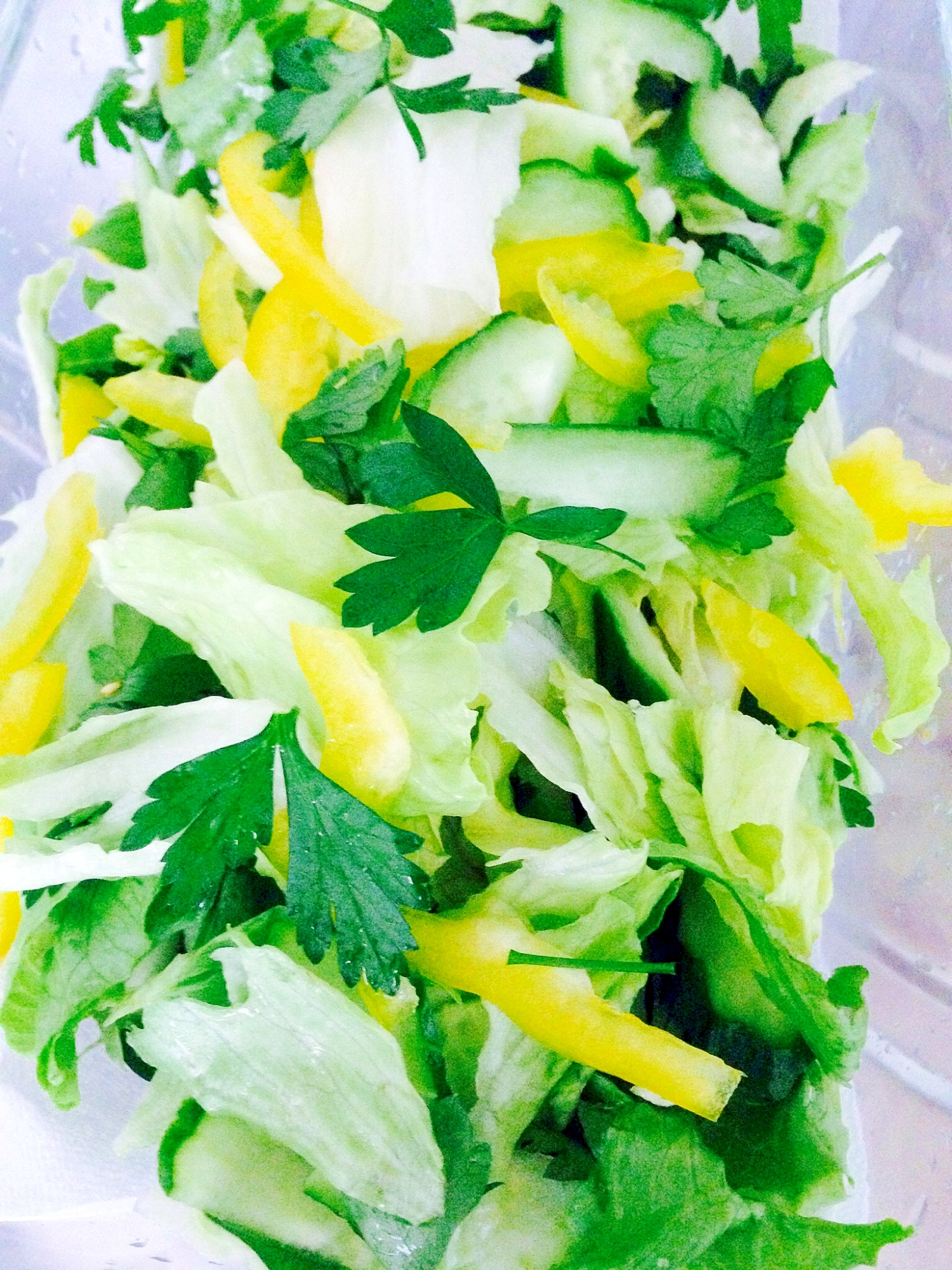 ★超簡単！ビタミンいっぱいグリーンサラダ
