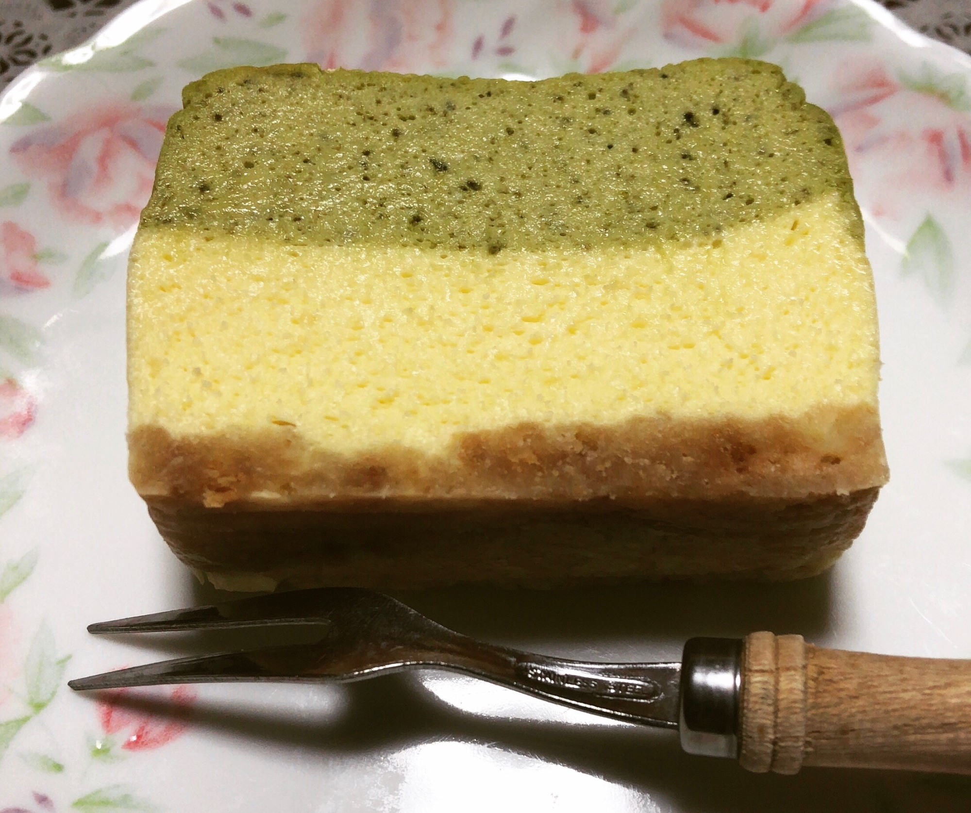 抹茶の二層チーズケーキ レシピ 作り方 By あおみ 楽天レシピ