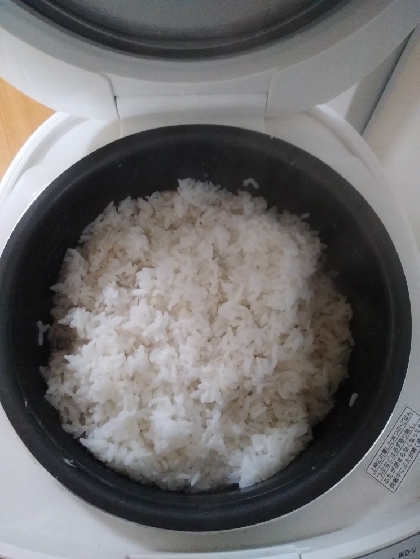 うちの朝食♪雑穀米と麦ご飯
