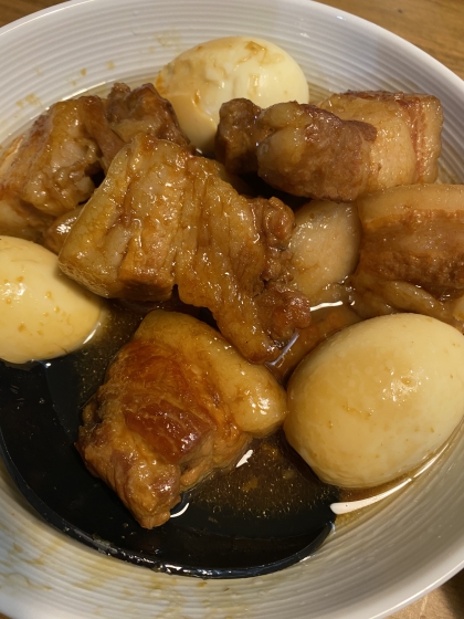 炊飯器で簡単♪豚バラ ブロック肉の八角煮♪