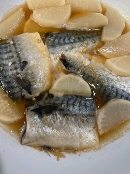 フライパンで簡単·͜· ᕷサバの味噌煮