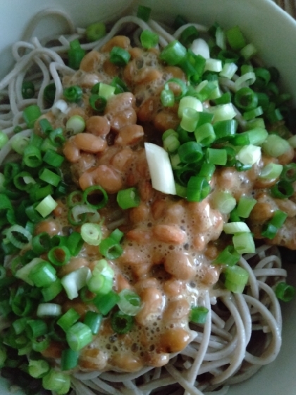 冷やしぶっかけわさび納豆そば