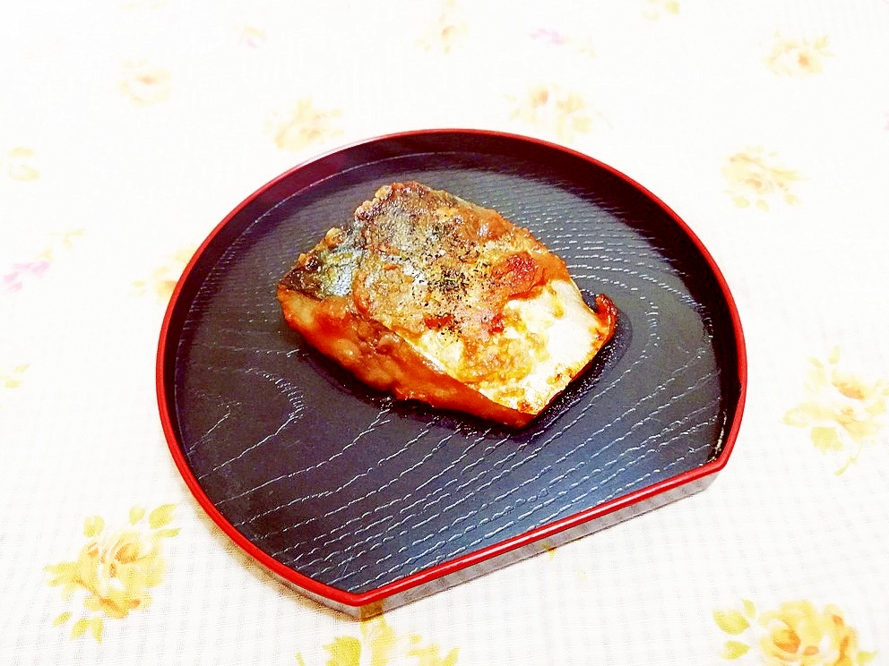 ケチャップ風味♪鯖の香味焼き