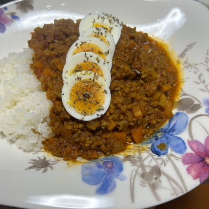時短辛めの大人ドライカレー～♬