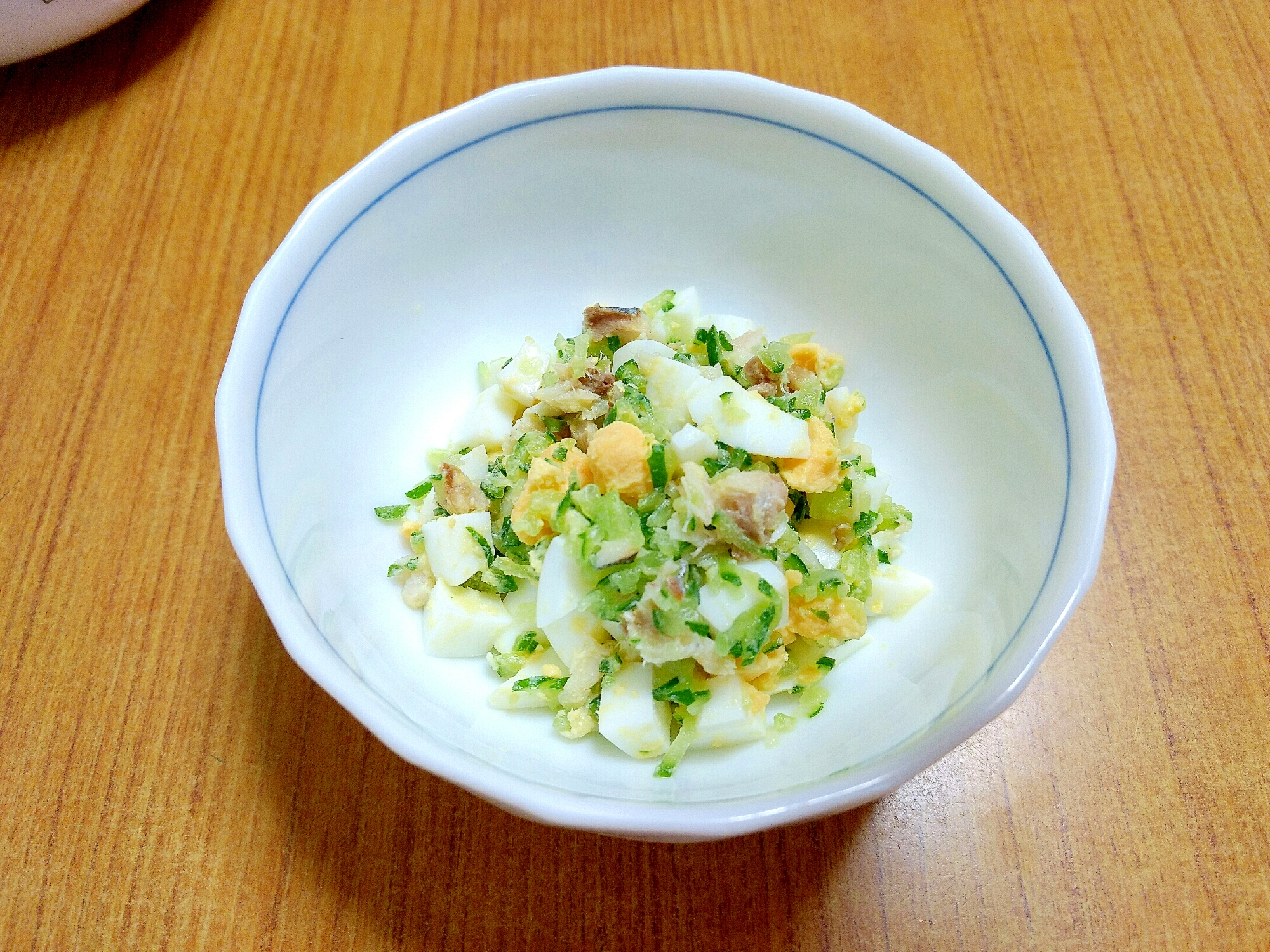 離乳食 きゅうりとアジのたまごサラダ レシピ 作り方 By Basyama 楽天レシピ
