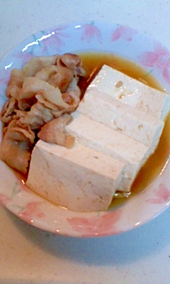 香ばし肉豆腐