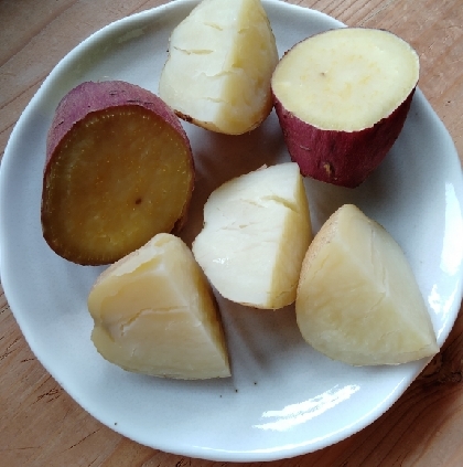 手軽に炊飯器で蒸かし芋