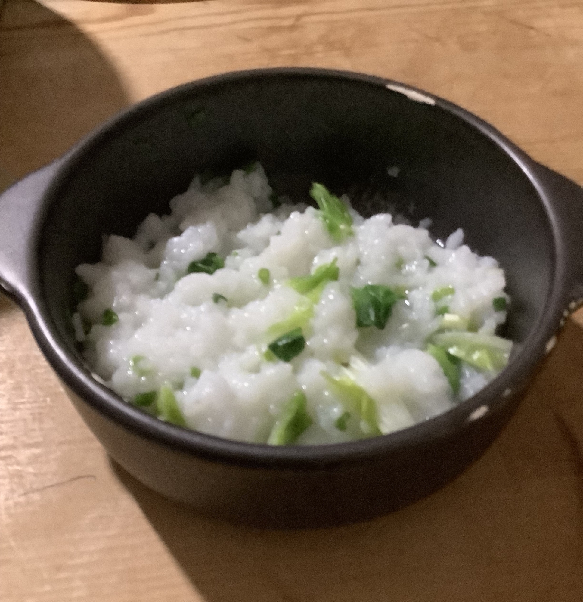 白菜細ネギ入りご飯