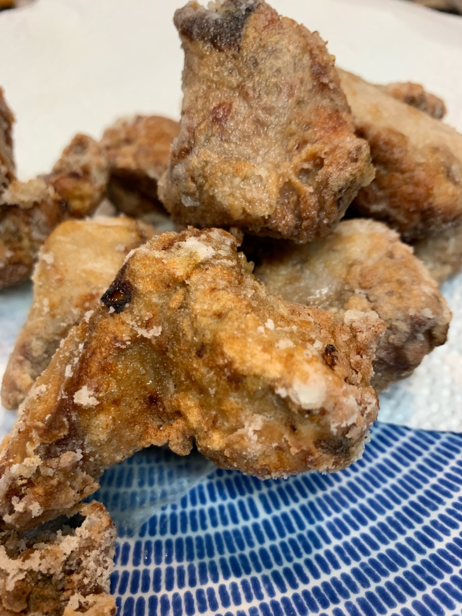 お刺身用柵でつくる鰹 カツオ の竜田揚げ レシピ 作り方 By まごわやさしいレシピ 楽天レシピ