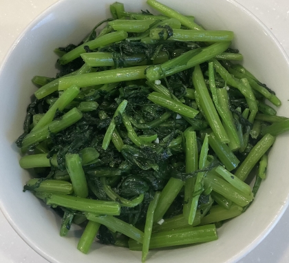 モリモリ食べられる★春菊のにんにく炒め（蒜蓉茼蒿）