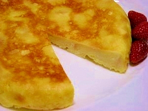 炊飯器☆食パンでチーズケーキ